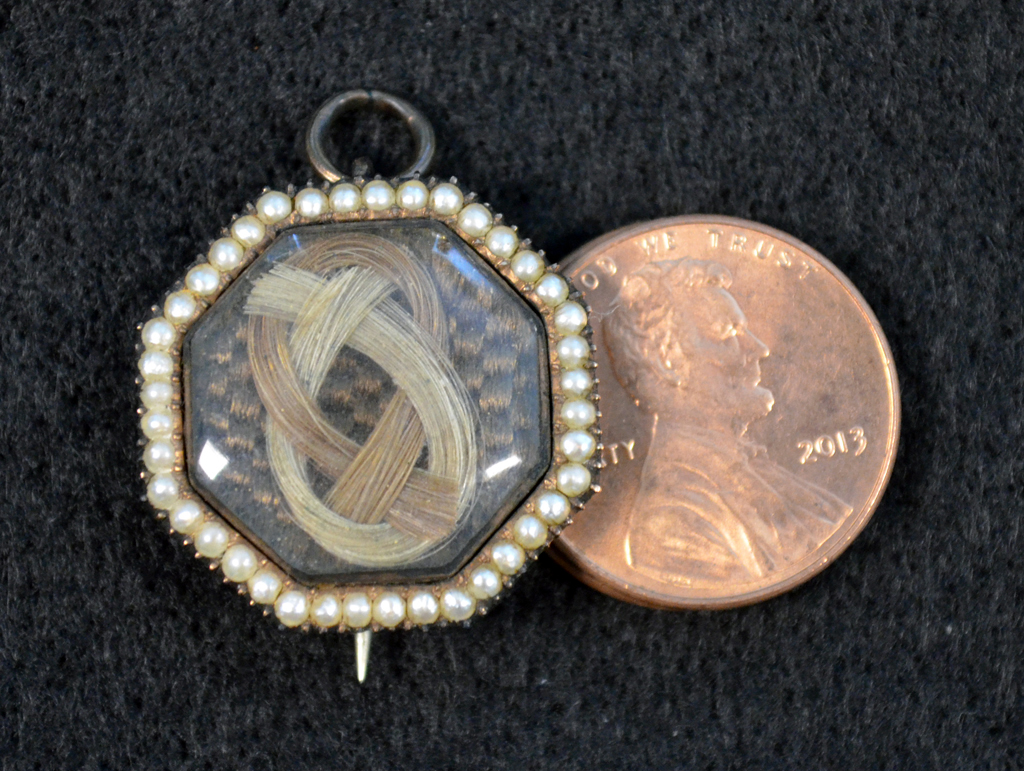 GW Locket Brooch