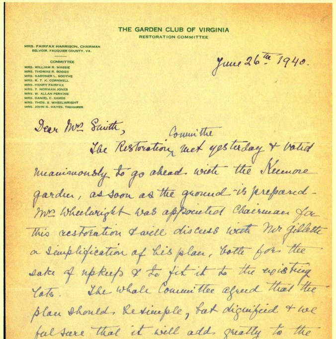 Garden Letter 1