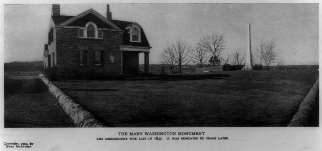 1903MaryWashingtonMonument copy