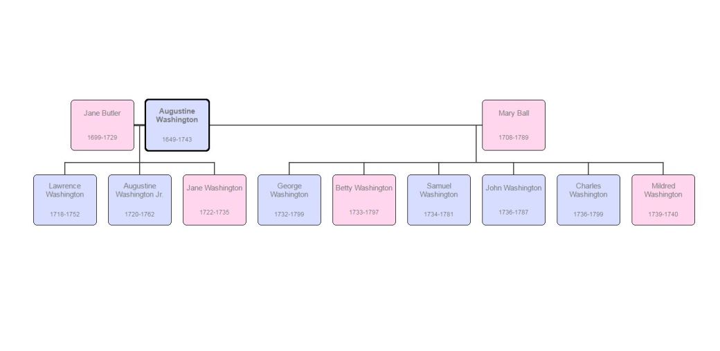 augustine-washington-family-tree