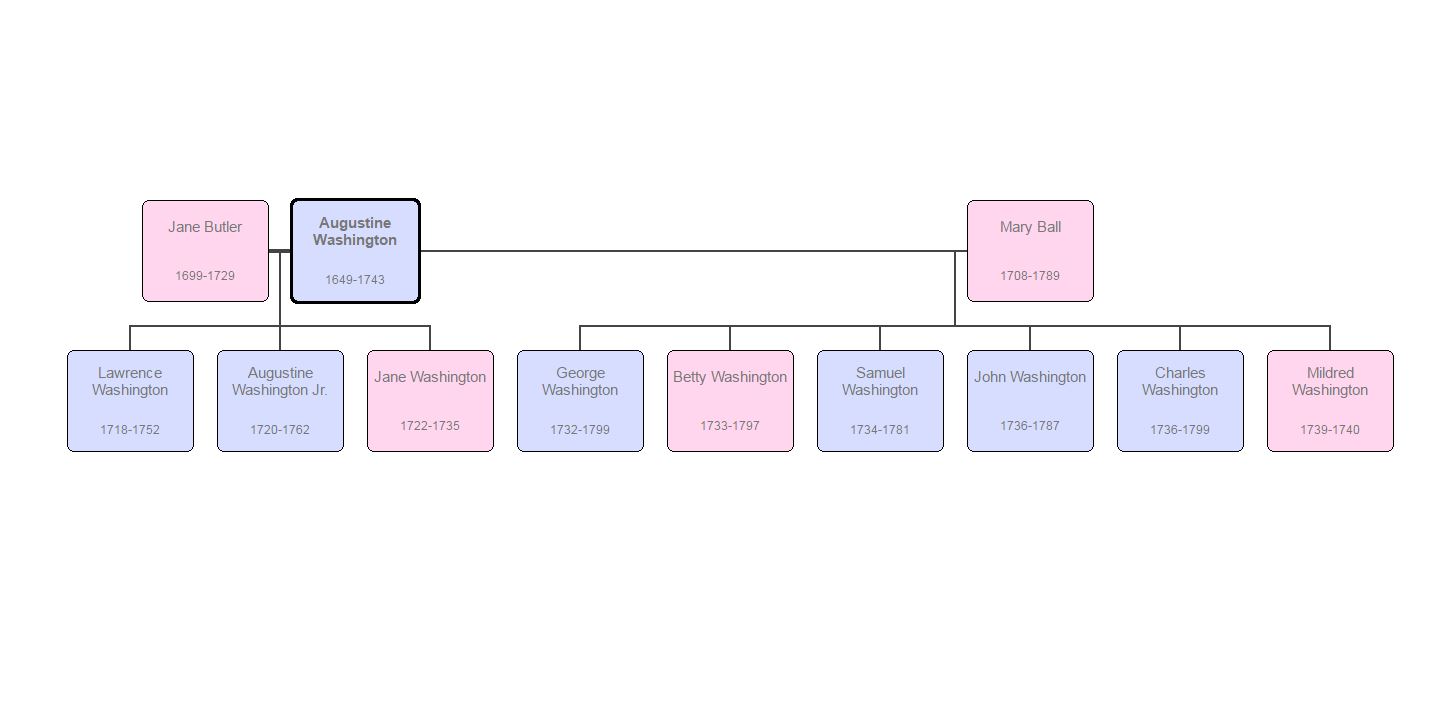 augustine-washington-family-tree