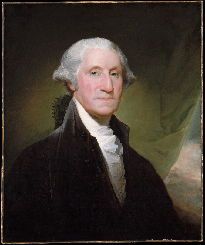 Portrait of George Washington (1795) by Gilbert Stuart