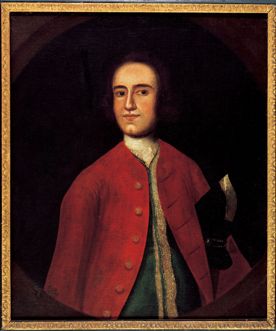 Lawrence Washington attributed to Gustavus Hesselius (c 1738)