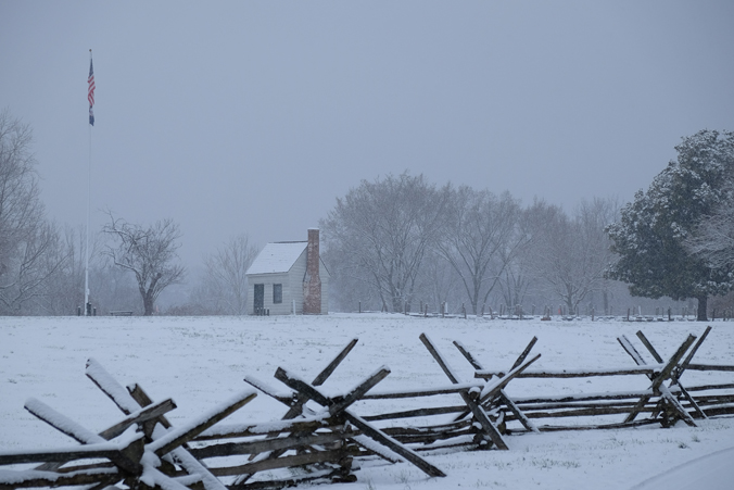Surveyor's Shed in Winter