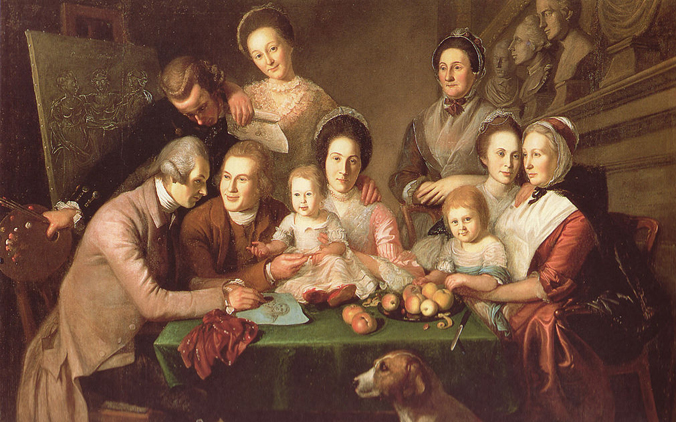 The Peale Family by Charles Willson Peale