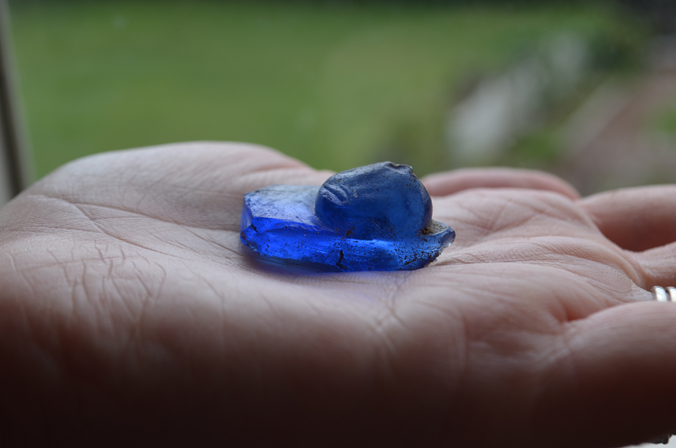 Cobalt Blue Goblet Base