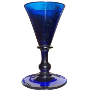 Cobalt Blue Goblet
