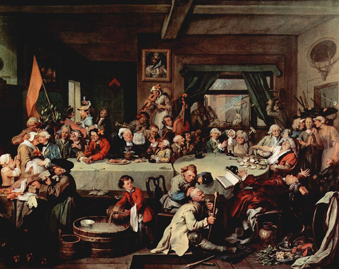 An Election Entertainment Hogarth 1754