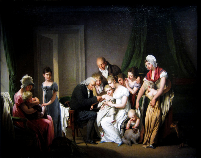 Inoculation against smallpox in Paris (1807) by Louis Léopold Boilly