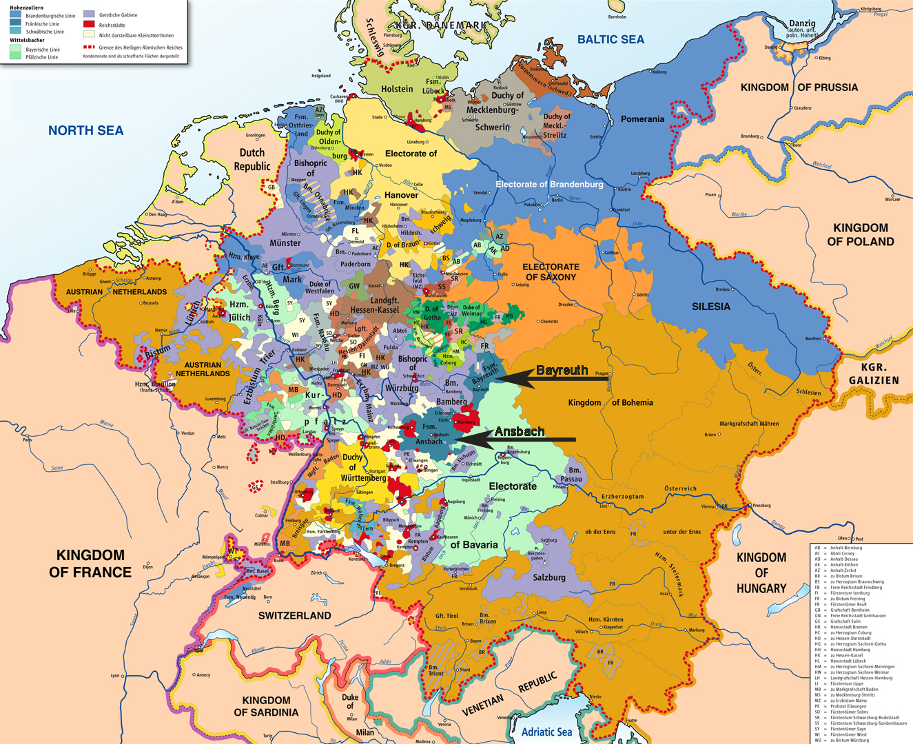 Holy Roman Empire, 1789