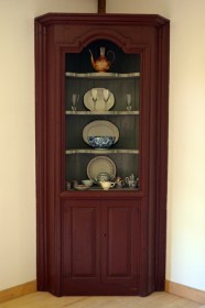 Corner Cupboard in Parlor