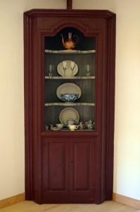 Corner Cupboard in Parlor
