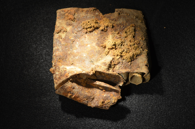 Flattened Can Containing Minie Balls 1