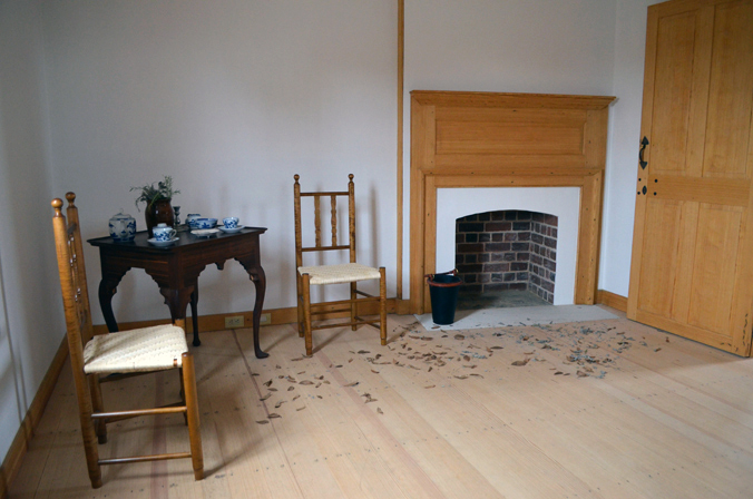 Herbs on the Hall Back Room floor