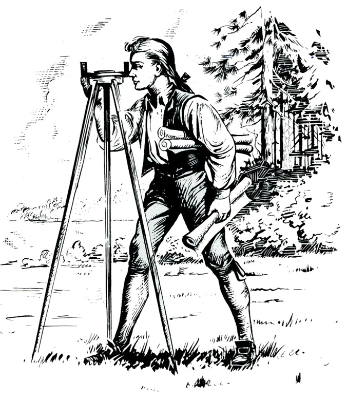 Young George Washington, Surveyor