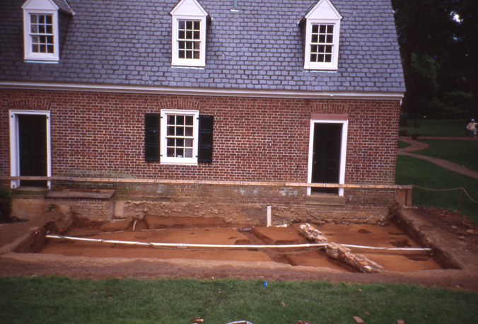 Excavated kitchen yard 1