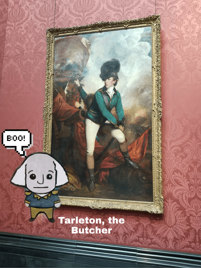 GW with Tarleton Painting
