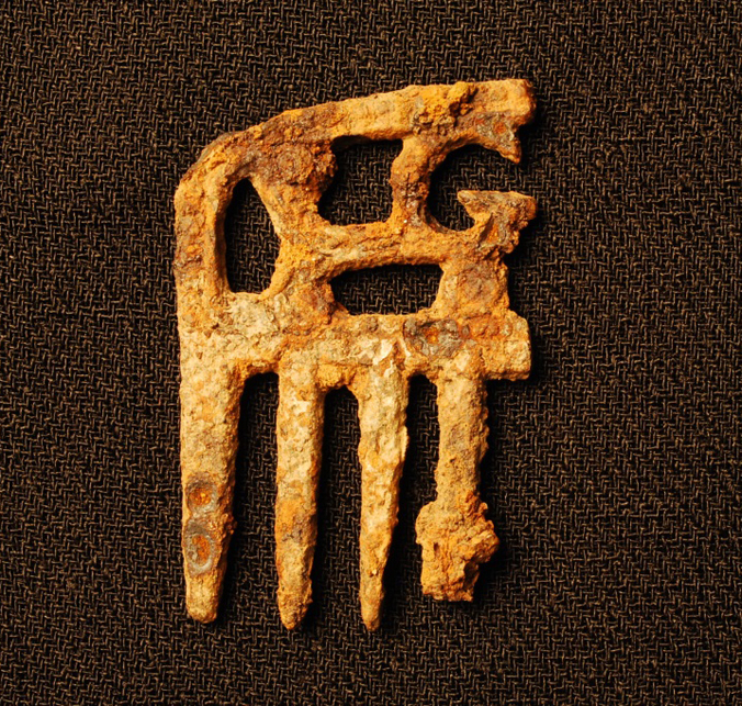 Mane comb excavated at Ff