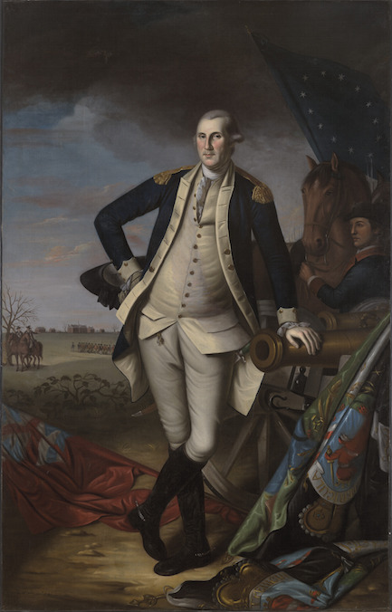 George Washington at the Battle of Princeton (1779) by Charles Willson Peale