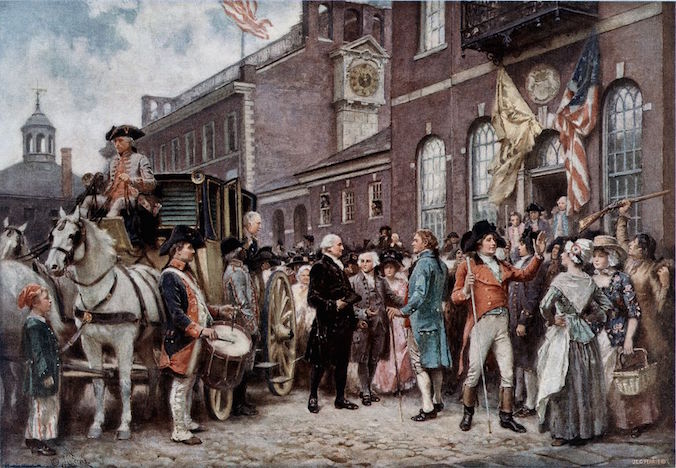 Washington's Inauguration at Philadelphia by Ferris
